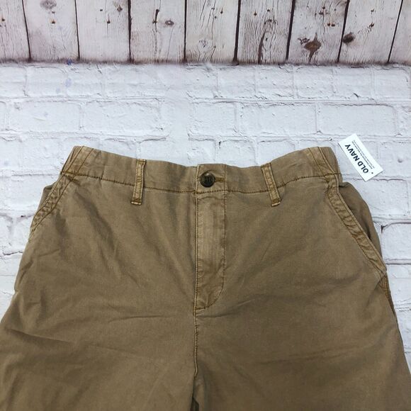NWT Old Navy Men Elastic Waist Chino Shorts Size Medium Cotton Blend B164 -20 - Picture 10 of 14